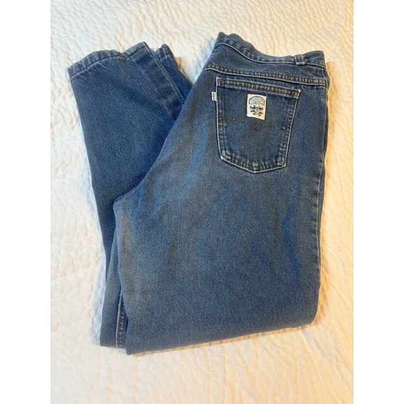 Levi's Denim - Vintage 80s Levi's Women's White Tab Two‎ Horse Patch Levi's Jeans Size 22 VTG